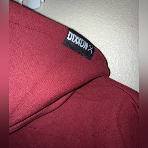 DIXXON Men’s Burgundy New Pullover Sweatshirt Classic Style size XL - Picture 4 of 5